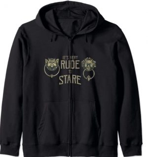 It's Rude to Stare Labyrinth Hoodie