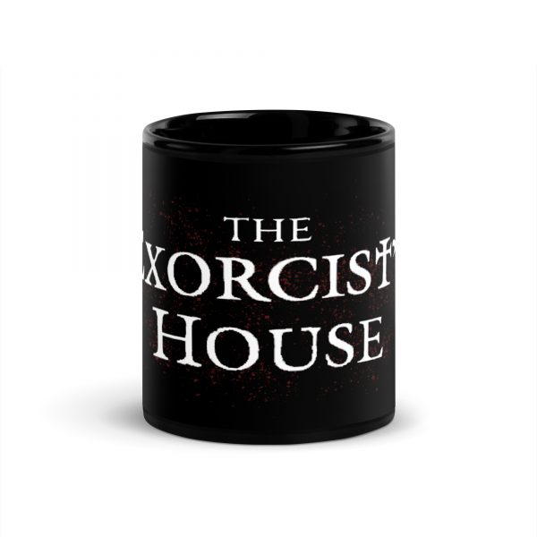 The Exorcist's House Black Glossy Mug - Image 4