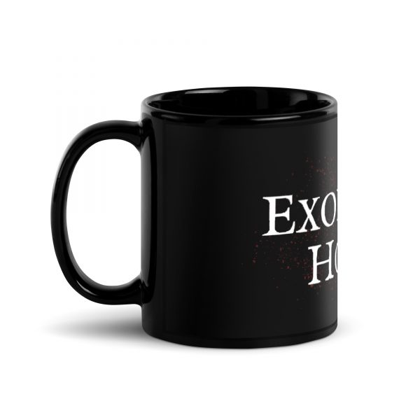 The Exorcist's House Black Glossy Mug - Image 2