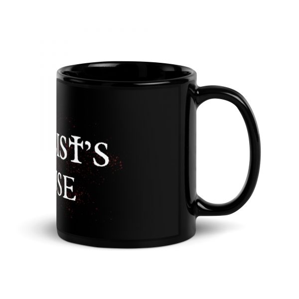 The Exorcist's House Black Glossy Mug - Image 3