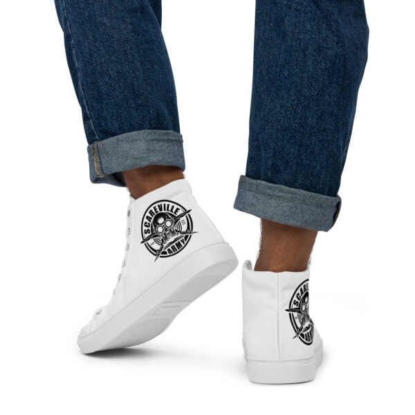 Men’s Scareville high top canvas shoes - Image 2