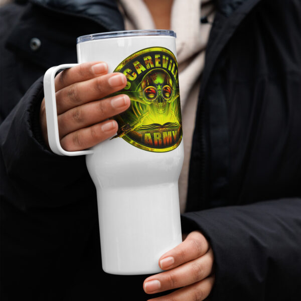 Scareville travel mug with a handle #2