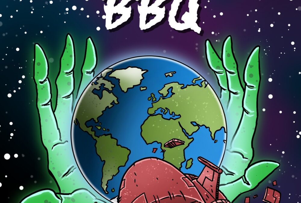 Cover Reveal for Alien at the Backyard BBQ by Chris McAuley