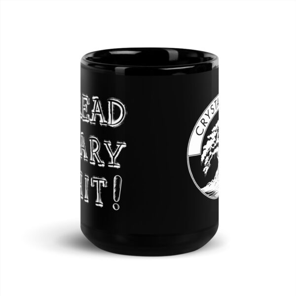 I Read Scary Shit - Black - Image 3