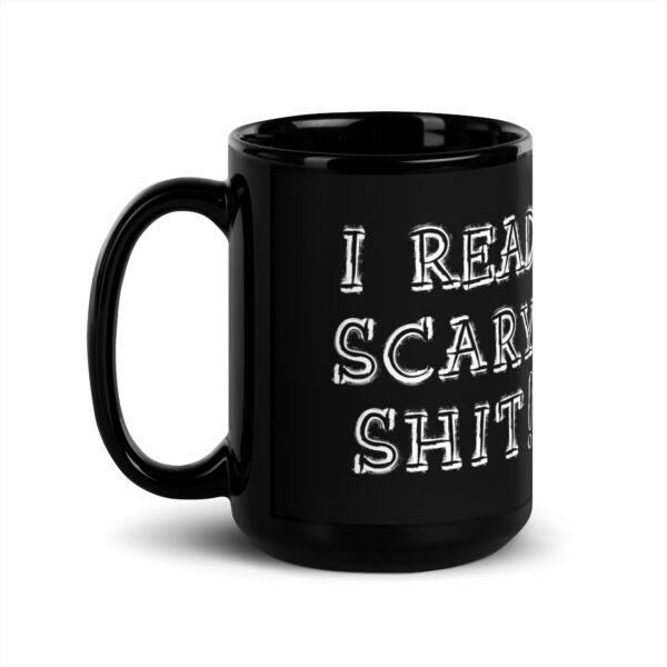I Read Scary Shit - Black - Image 2