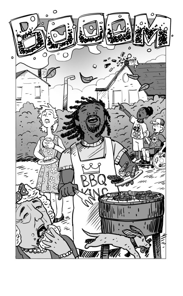 Alien at the Backyard BBQ by Chris McAuley - Image 2