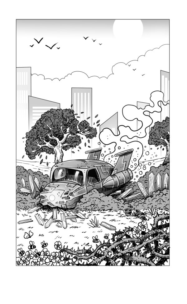 Alien at the Backyard BBQ by Chris McAuley - Image 3