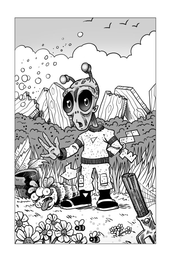 Alien at the Backyard BBQ by Chris McAuley - Image 4