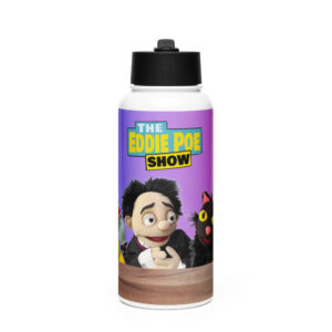 The Eddie Poe Show stainless steel water bottle