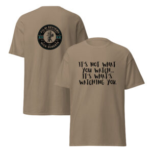 What's Watching You - Unisex T-Shirt - Brown Savana, 2XL