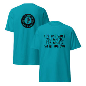 What's Watching You - Unisex T-Shirt - Tropical Blue, L