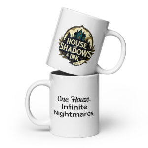 House of Shadows & Ink - white mug