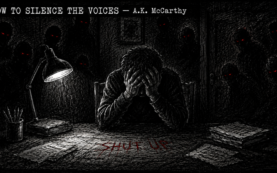 “How to Silence the Voices in Your Head in 15 Easy Steps” by A.K. McCarthy